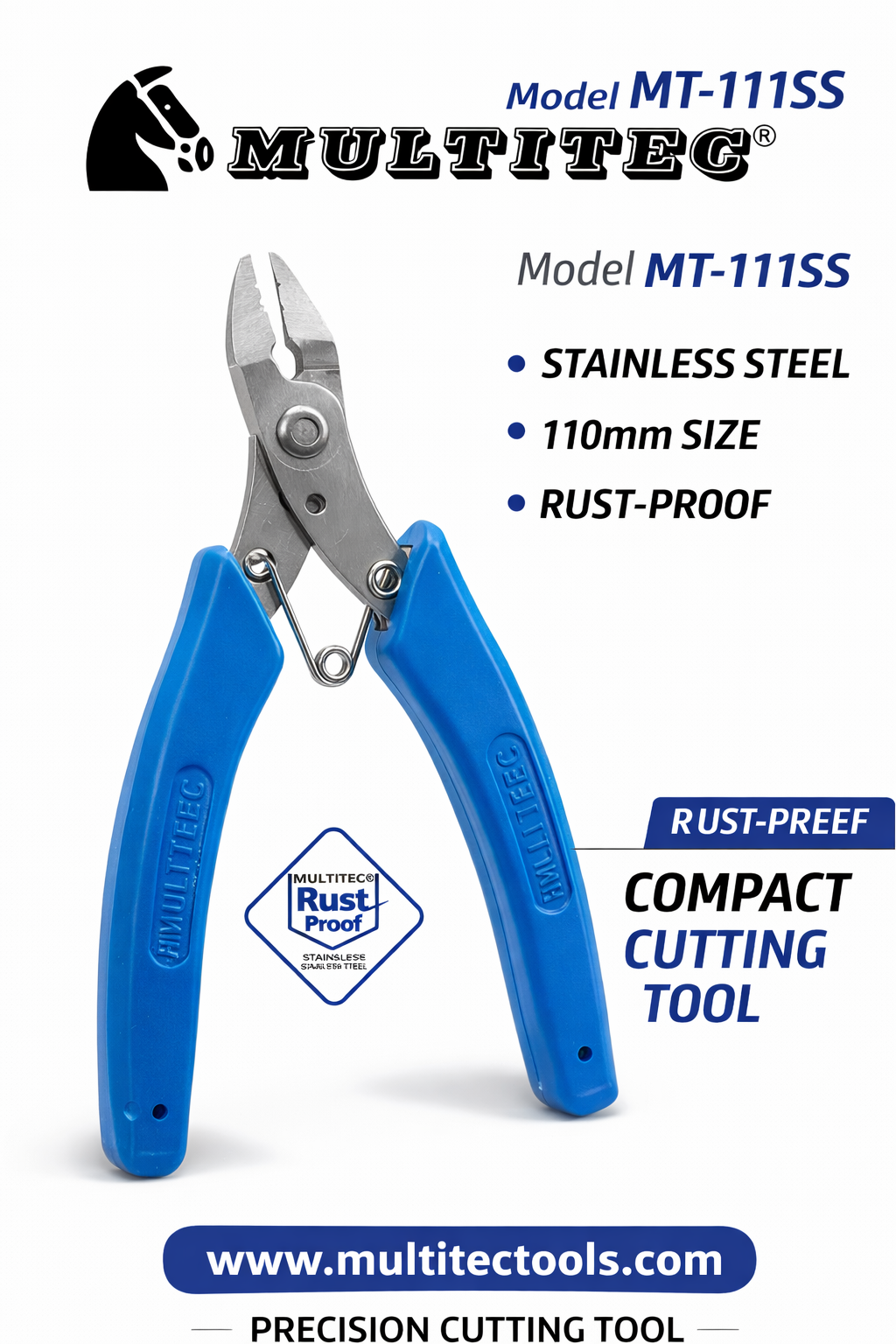 NIPPER CUTTER MULTITEC STANLESS STEEL MT - 111SS
