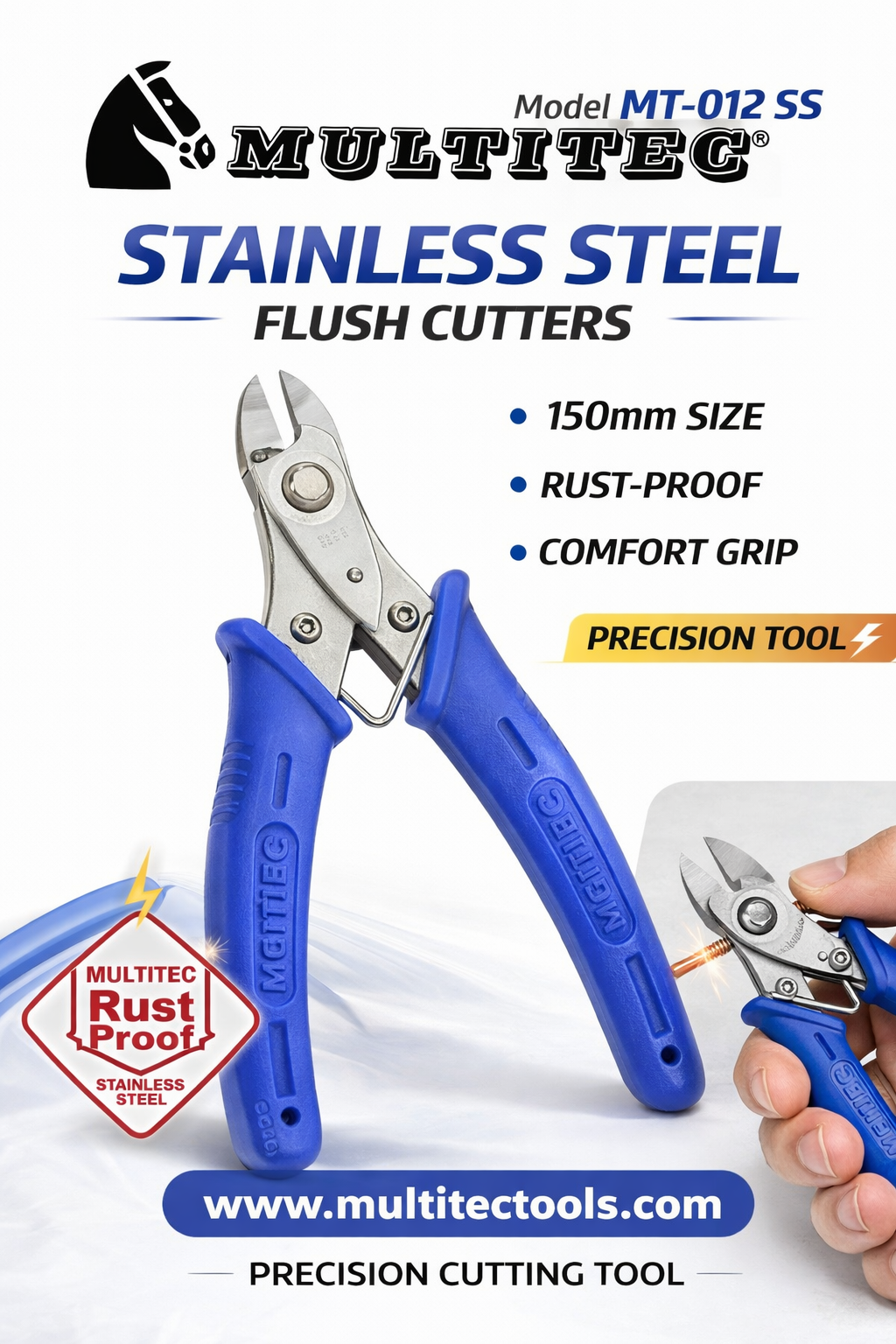 NIPPER CUTTER MULTITEC STAINLESS STEEL MT - 012 SS